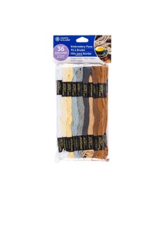 Coats and Clark Coats & Clark 6-Strand Embroidery Floss 36/Pkg Hygge  - Image 3