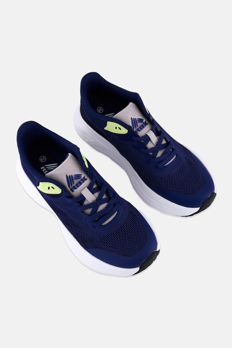 RBX Women Lace Up Brand Logo Outdoor Shoes, Navy  - Image 4