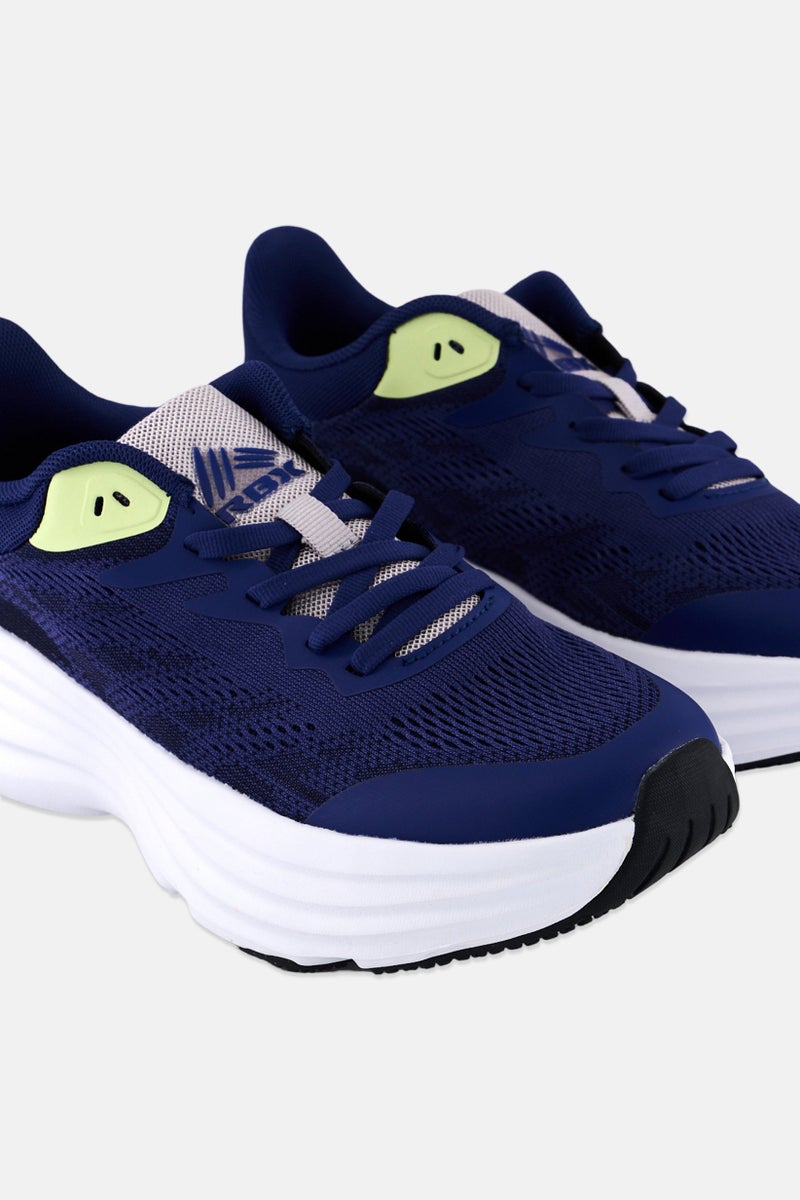 RBX Women Lace Up Brand Logo Outdoor Shoes, Navy  - Image 2