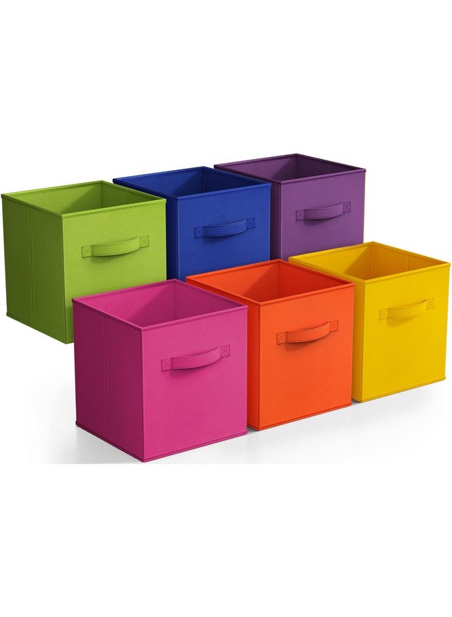 Sorbus 11 Inch Fabric Storage Cubes - Collapsible Storage Bins with Handle & Foldable Baskets for Organizing Clothes & Toys - Image 1