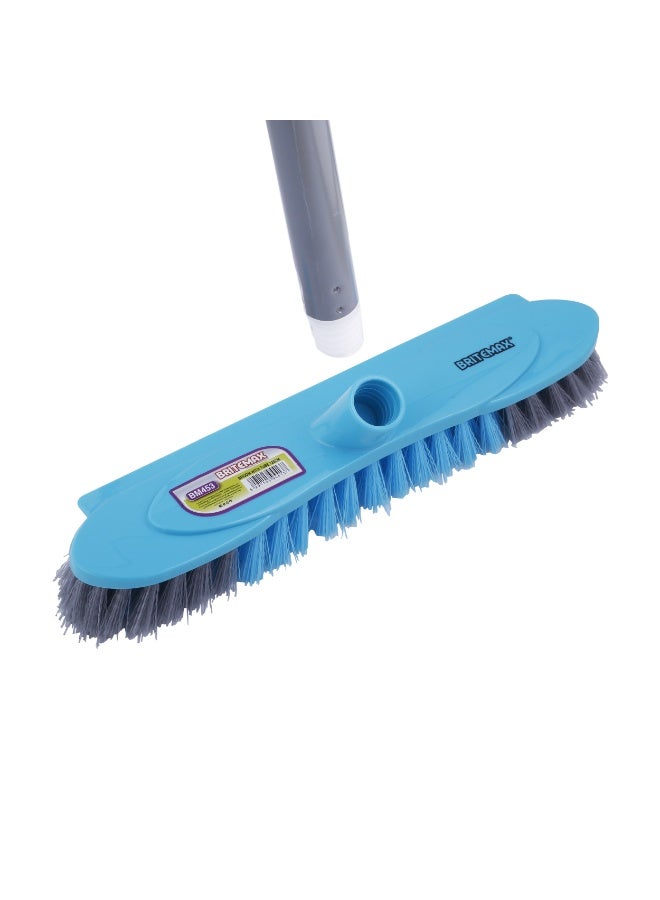 BRITEMAX Broom – Efficient Dust Removal, Lightweight Design for Floors & Stairs – BM453 – Grey & Blue - Image 5