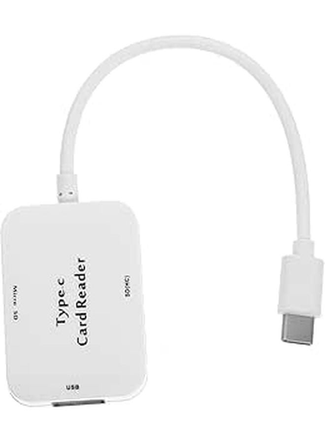 قارئ بطاقة USB C OTG 5 في 1 لنقل البيانات عالي السرعة للهاتف والكمبيوتر المحمول المحمول - Image 1