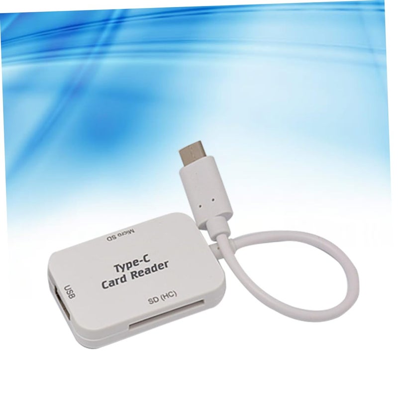 قارئ بطاقة USB C OTG 5 في 1 لنقل البيانات عالي السرعة للهاتف والكمبيوتر المحمول المحمول - Image 3