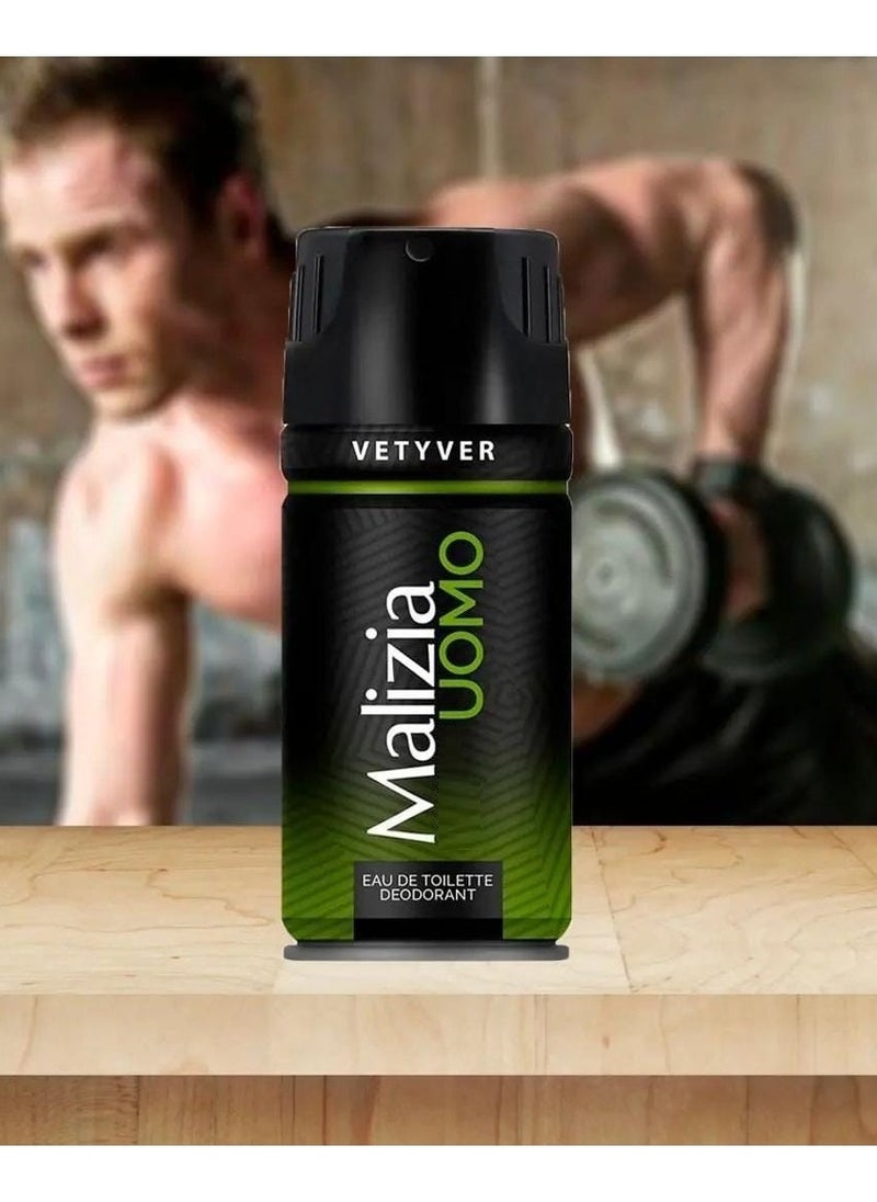 Malizia - Malizia Uomo Vetyver Eau De Toilette Spray150 Ml - Image 1