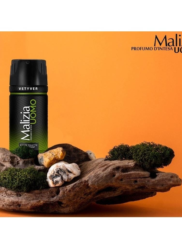 Malizia - Malizia Uomo Vetyver Eau De Toilette Spray150 Ml - Image 1