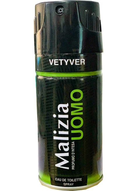 Malizia Uomo Vetyver Eau De Toilette Spray150 Ml