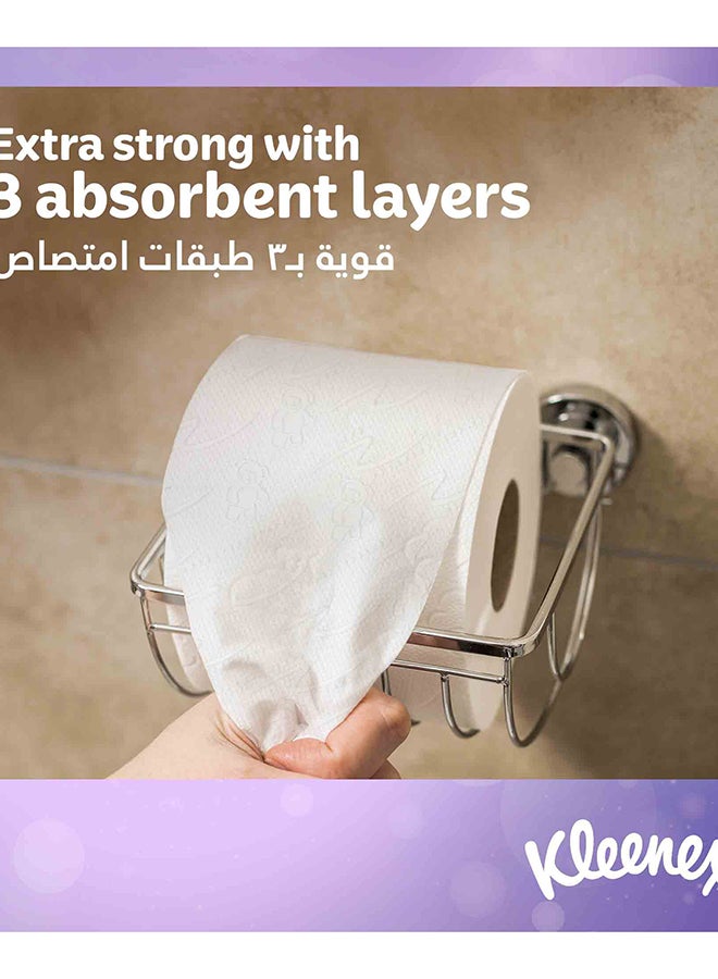 Kleenex Extra Dry Toilet Tissue Paper, 3 PLY, 20 Rolls x 140 Sheets, Embossed Bathroom Tissue with Superior Absorbency - Image 4