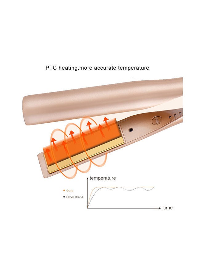 NIBEMINENT Dual-Use Roll Straight Hair Curling Beige 39watts - Image 2