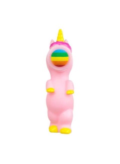Expressions 1Pc Foam Ball Popper Toy Squeeze & Launch Unicorn Toy W/Foam Balls Included Animal Ball Shooting Squishy Toy Anxiety Relief Items Sensory Toys Squeeze Toys For Kids Toddler Toys  - Image 5