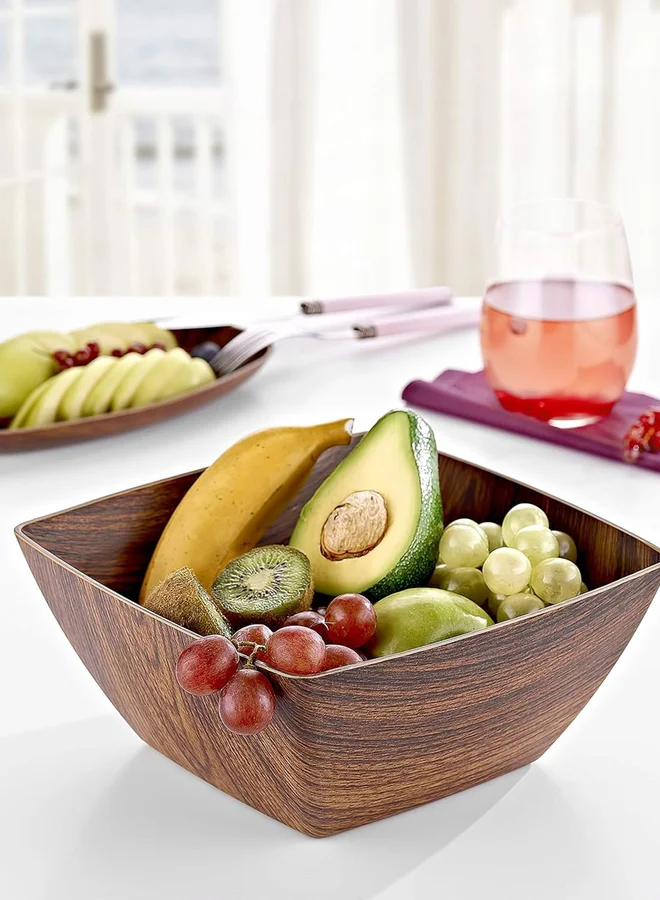 إيفيلين وعاء مربع الشكل بحجم كبير