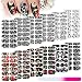 Maitys 168 Pcs 12 Sheets Full Wraps Nail Polish Stickers Flower Print SelfAdhesive Nail Decal Strips with File Manicure Kits Colorful Flower Full Cover Decal Strips for Women DIY DecorationClassic Style - Image 2