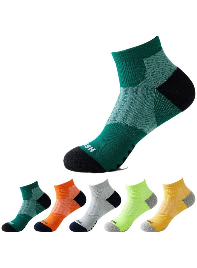 A Fish Summer Sports Running Socks For Men, 7A Grade Antibacterial And Odor-Resistant Long Socks, Basketball And Badminton Socks, Professional Sweat-Absorbing And Breathable - Image 1