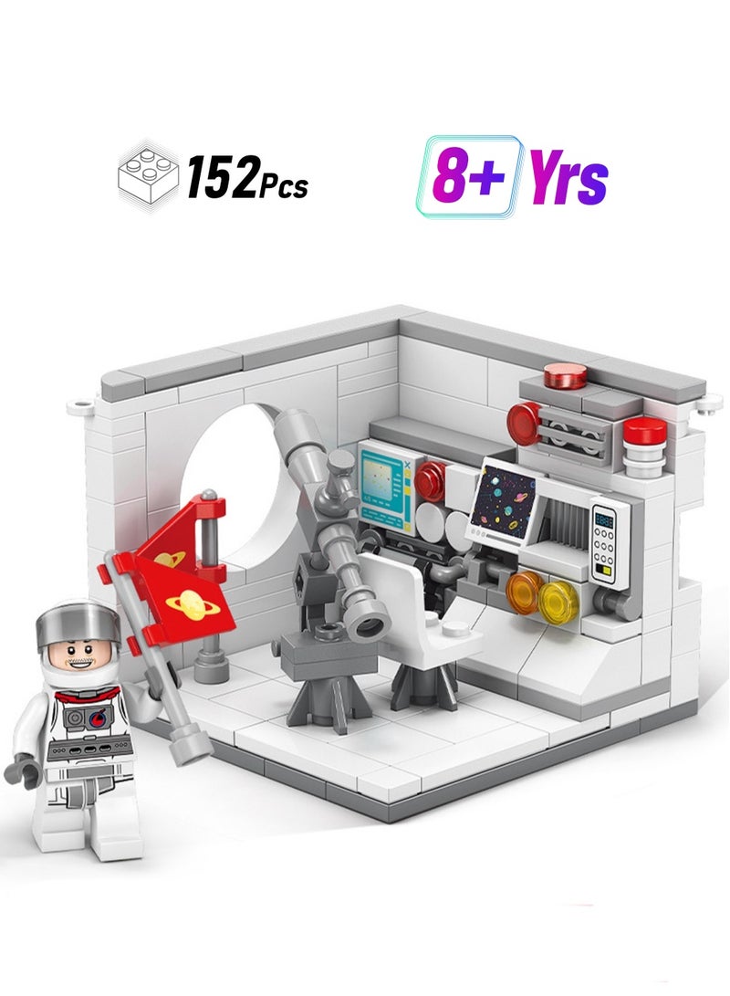 Astronaut 152pcs, Street View Series Building Block Assembly Kit Games And Engineering Toys, Home Decoration, Architectural Model Creative Gifts - Image 1