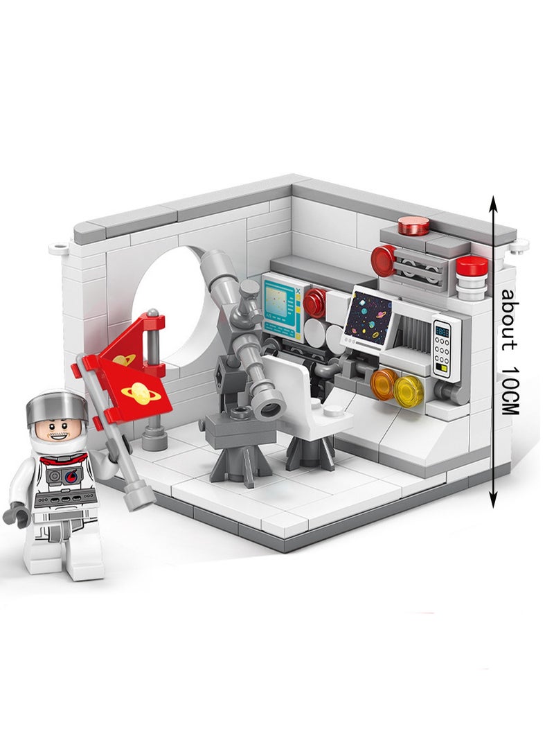 Astronaut 152pcs, Street View Series Building Block Assembly Kit Games And Engineering Toys, Home Decoration, Architectural Model Creative Gifts - Image 2