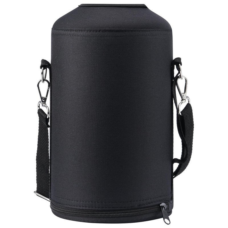 Coolflask Water Bottle Holder for Gallon Water Jug 128 oz Water Flask Carrying Pouch with Detachable Adjustable Padded Shoulder Strap Carry Protect and Insulate Your Flask for SportOutdoor