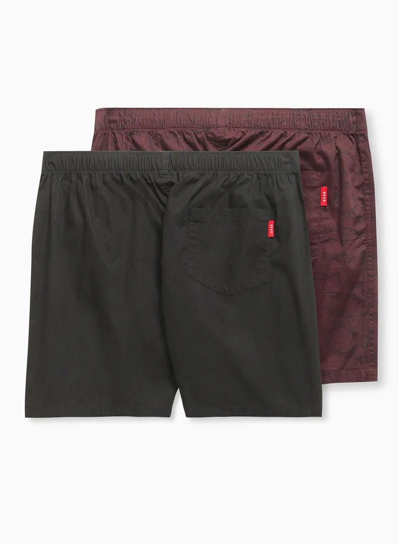THE BEAR HOUSE Mens Cotton Boxers Multipack Soft Breathable Underwear for Men Loose Fit Comfortable Boxer Shorts for Daily Wear