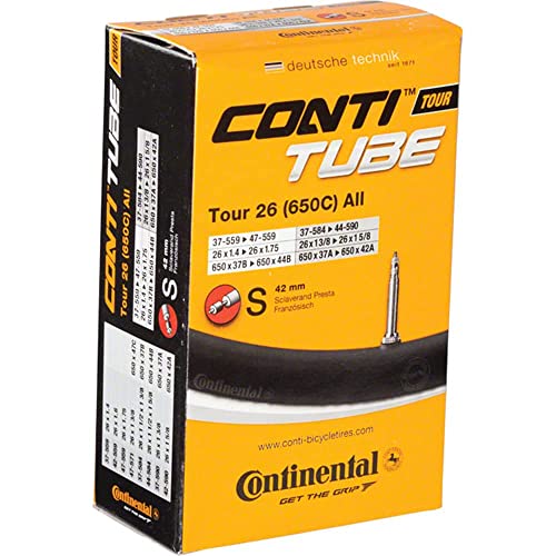 Continental 26" Bicycle Tube, 1.25"/1.75" 42mm Presta Valve , Black - Image 5