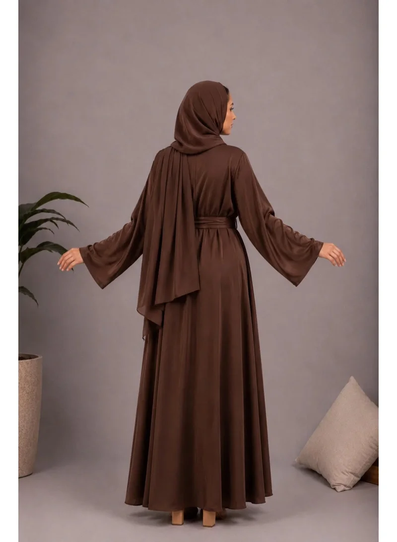 Ophelia brown Bab Al Shams Abayas for Women – Elegant & Comfortable Modest Wear for Women | Best Price UAE