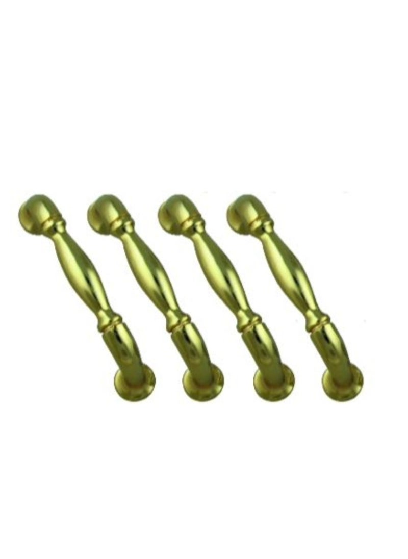 ROBUSTLINE Robustline Highly Quality Drawer Cupboard Cabinet Handle (Pack of 4) Chrome Plated - 12MM X 128MM - 161 