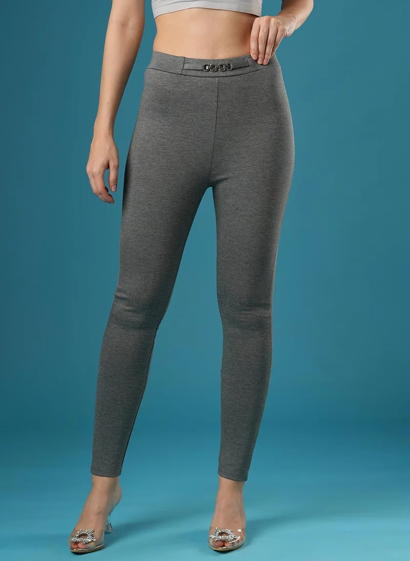Globus Globus Women Skinny Fit Mid Rise Stretchable Treggings