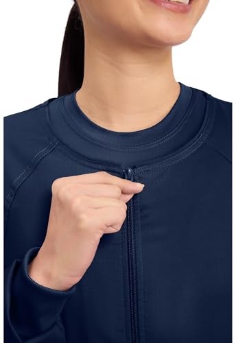 Cherokee Women's Workwear Core Stretch Warm Up Scrubs Jacket, Navy, XX-Small - Image 3