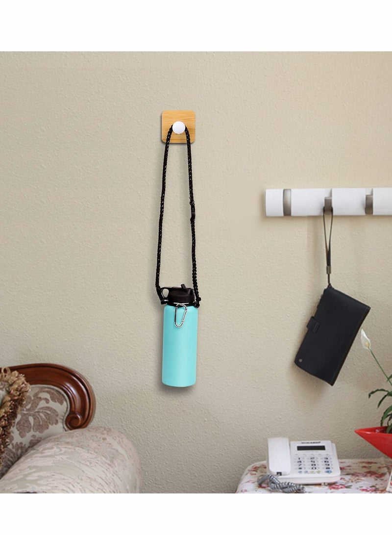 SOLARAE Paracord Water Bottle Handle with Shoulder Strap Fitfor 12oz to 40oz Wide Mouth Bottles, Paracord Bottle Strap Carrier Bottle Strap for Walking Hiking Camping - Image 2