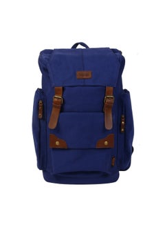 Discovery Discovery Adventures Vintage Canvas Backpack 20 L, Rucksack, Satchel Travel, School Laptop Bag, Casual Daily Bags, Blue  - Image 1