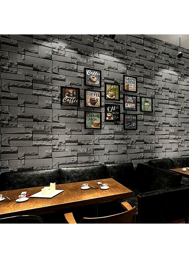 آنا خلفية موقد من بلاط إنجليزي قديم بتصميم ثلاثي الأبعاد ملصق ذاتي اللصق من PVC - Image 2