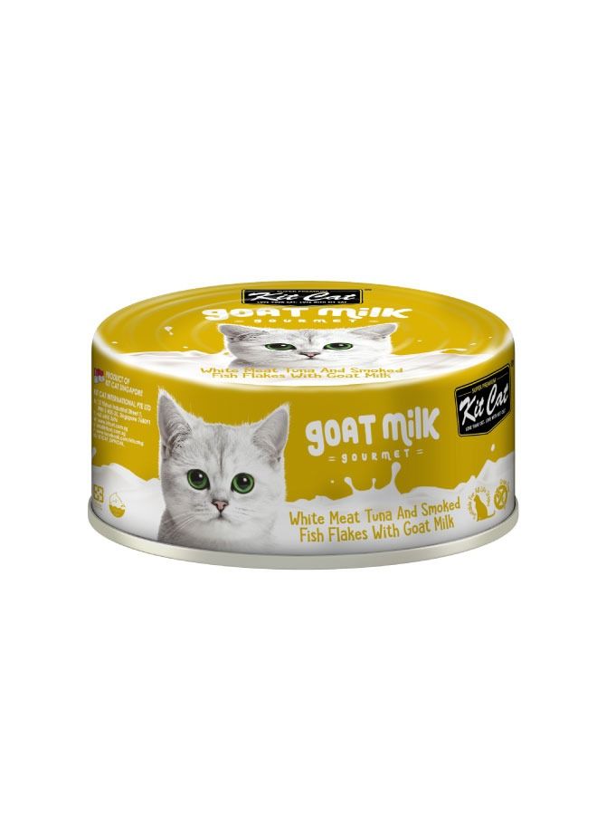 Kit Cat Goat Milk Gourmet Tuna & Smoked Fish 70g