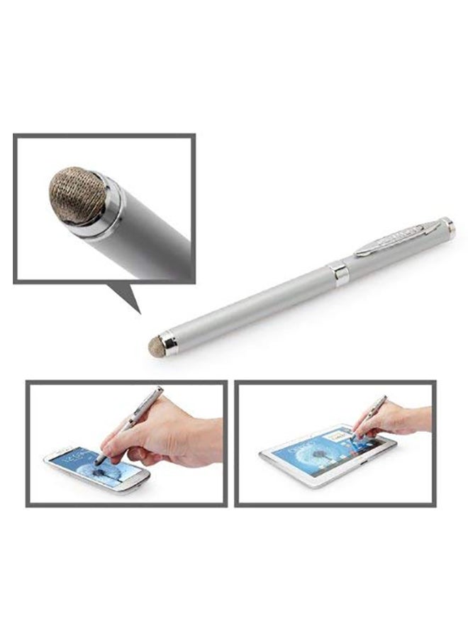 NIBEMINENT Stylus Ball Pen For Apple iPad / iPhone iPod Series Silver  - Image 2