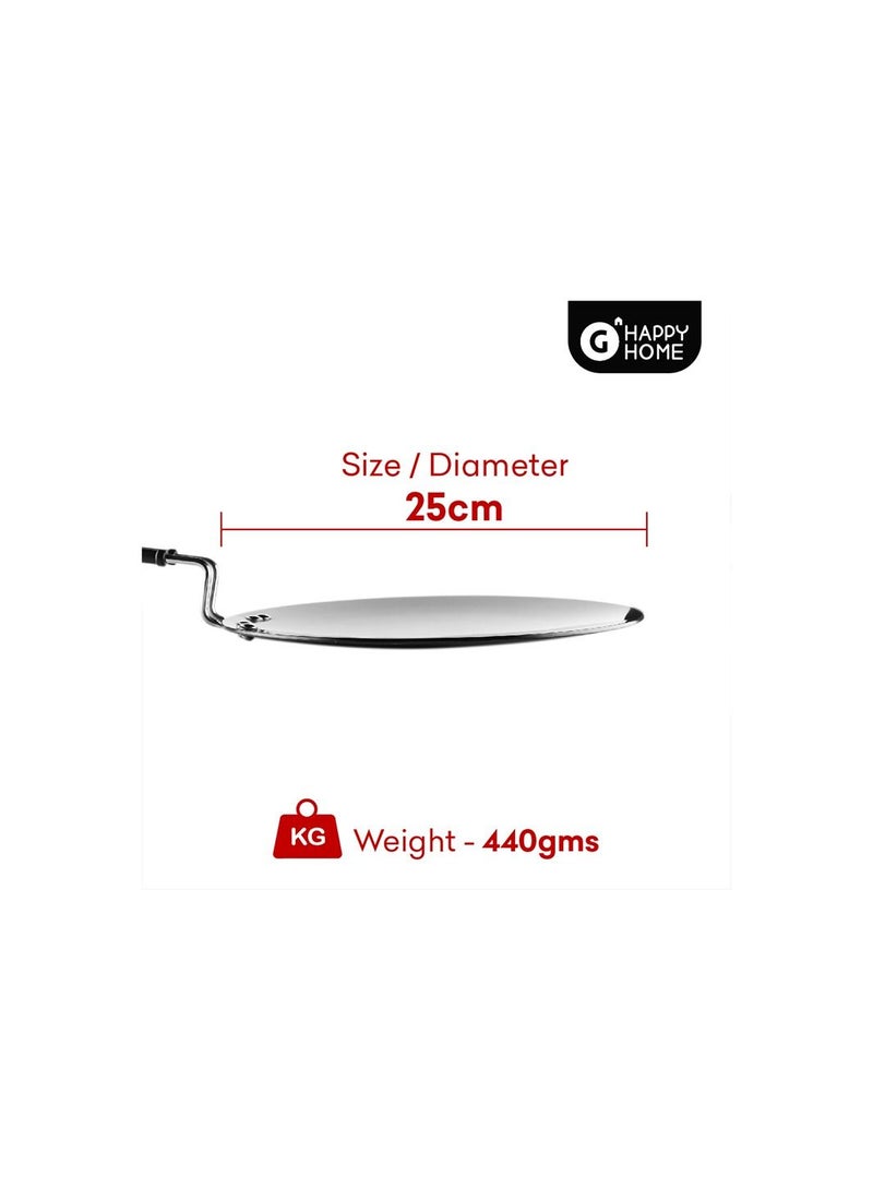 Happy Home G Happy Home Cookware Set 3Pcs (Roti Tawa 25cm, Fry Pan 24cm, Deep Kadahi 24cm) - Image 5