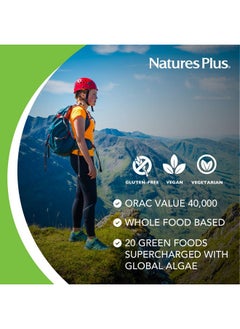 Nature's Plus Naturesplus Ultra Juice Green Powder 1.32 Lbs Green Drink Multinutrient Supplement 20 Whole Green Foods & Global Algae Nongmo Organic Glutenfree 60 Servings  - Image 4