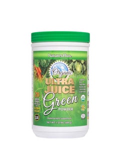 Nature's Plus Naturesplus Ultra Juice Green Powder 1.32 Lbs Green Drink Multinutrient Supplement 20 Whole Green Foods & Global Algae Nongmo Organic Glutenfree 60 Servings  - Image 2