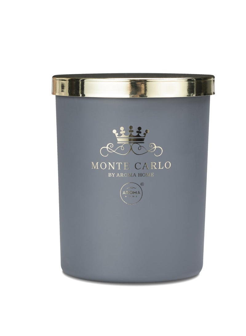 Aroma Home Monte Carlo Luxury Scented Soy Candle,100% Natural Wax, Majestic Prince Fragrance Made in Poland - Image 1
