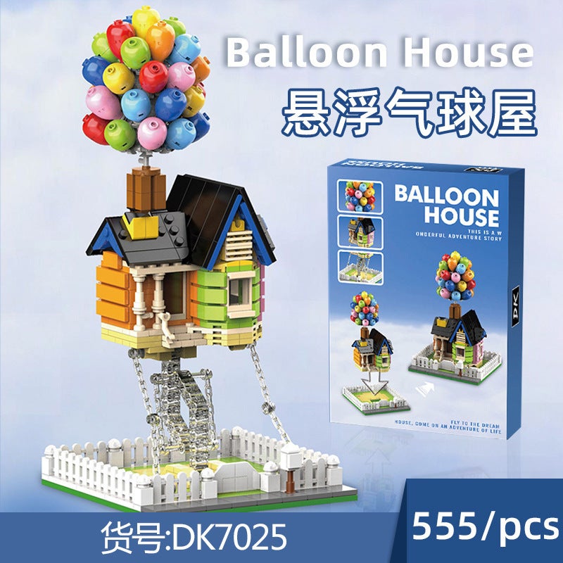 Floating Balloon House Balance Frame Anti-Gravity Flying House Travel Notes Dk7025 Assembled Building Blocks Toy Upgrade - Image 2