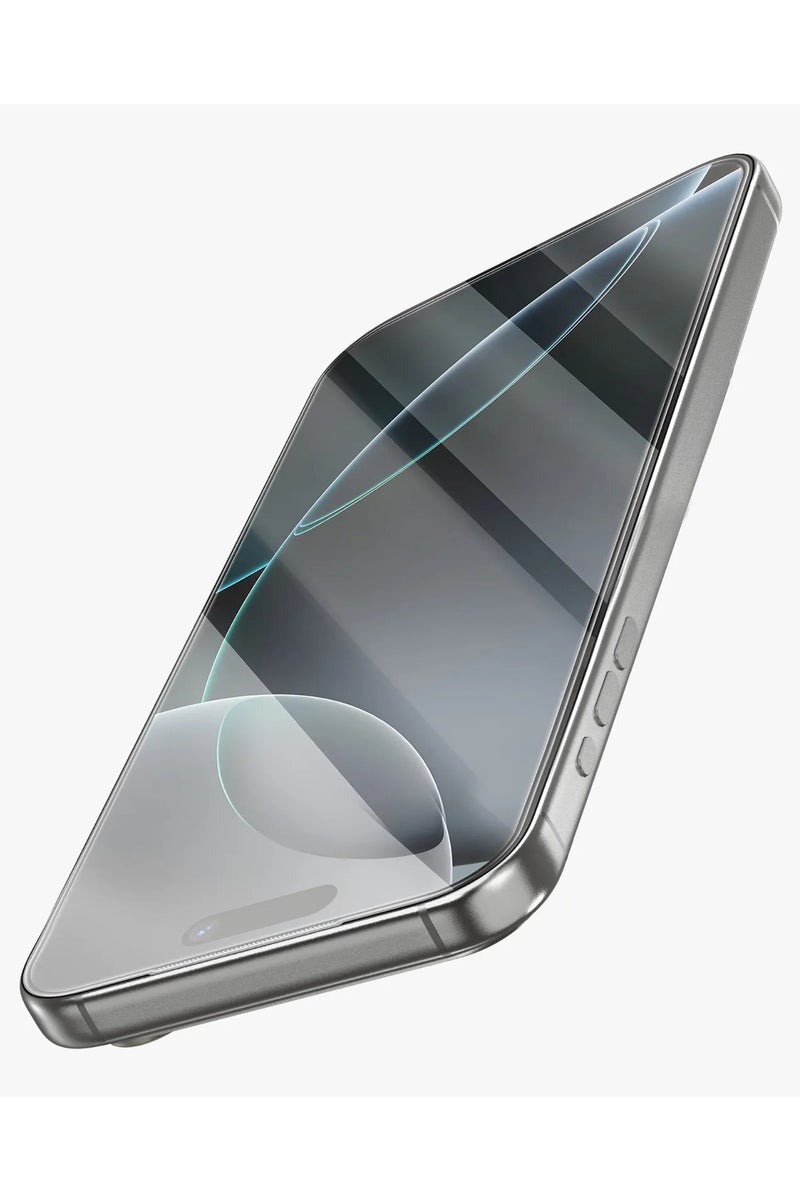 GREEN LION iPhone 17 Pro Screen Protector Diego Pet HD / Shockproof & Clear view / 9H Tempered Glass / Anti Fingerprints / Easy installation frame - Clear - Image 4