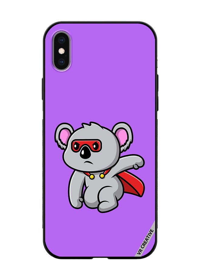 VR CREATIVE Protective Case Cover For Apple iPhone XS Max Hero Coala Design Multicolour - Image 1