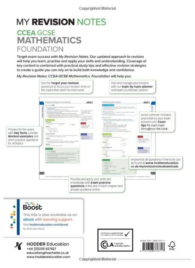 null - My Revision Notes: CCEA GCSE Mathematics Foundation - Image 1