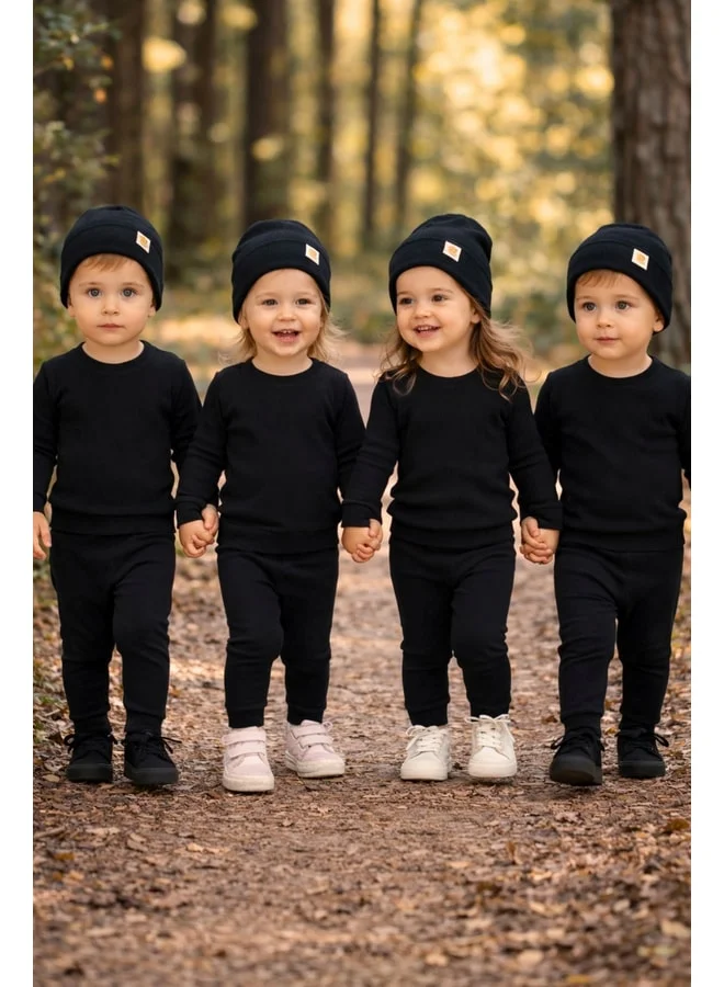 zuzunga Unisex 3-Piece Muslin Baby Set.