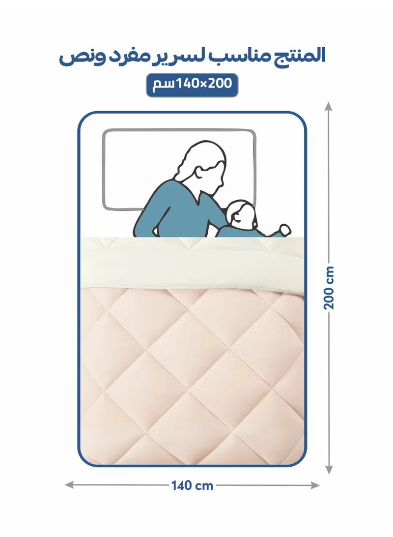 دوناتيلا طقم لحاف سرير خفيف الوزن، مناسب لجميع المواسم، 4 قطع، مقاس مفرد، طقم لحاف سادة لسرير مفرد مع حشوة بديلة من الاسفل (طقم لحاف سرير فندقي)، مايكرو فايبر