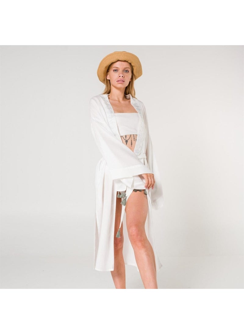 Miespiga Eli Women's Sequin Printed Kimono  - Image 2