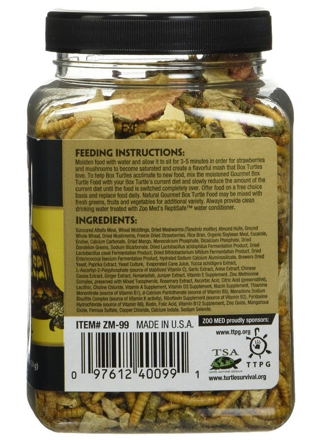 Zoo Med - Gourmet Box Turtle Food Net Wt 8.25oz (254g) - Image 1