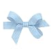 Wee Ones Girls Classic Grosgrain Hair Bows with Plain Wrap Center NoSlip Hair Clip Handmade Millennium Blue Baby - Image 2