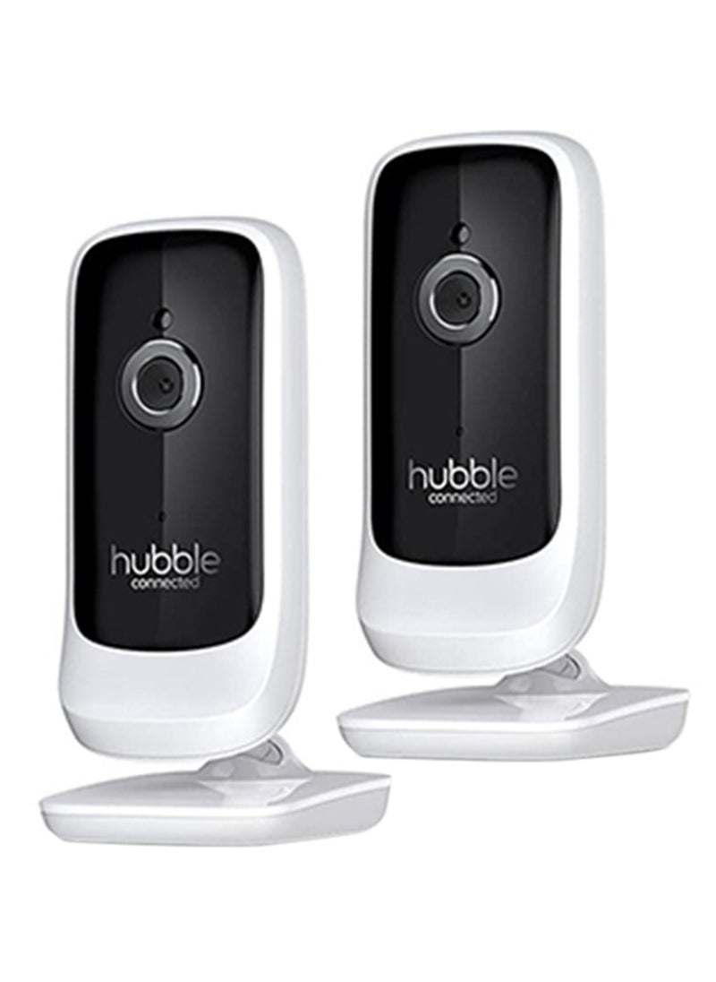 hubble connected - Nursery View Premium Twin Cameras Video Baby Monitor With 5 Inch Screen, Infrared Night Vision, Split Screen, Digital Zoom and Room Temperature Sensor - Image 1