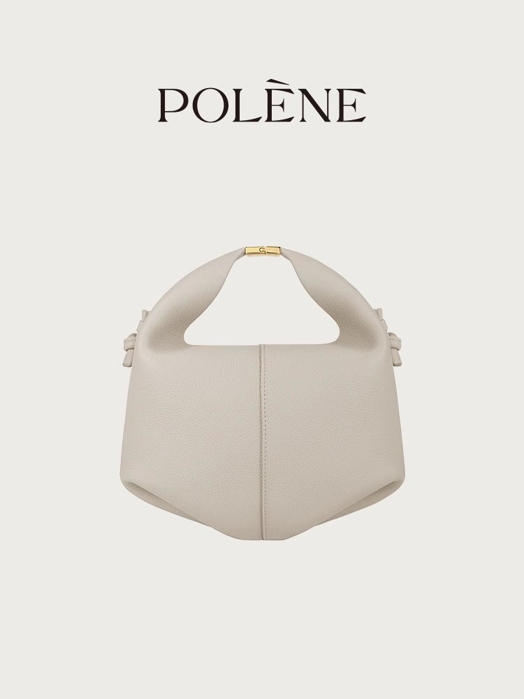 French Pole Lunch Bag Niche Design New Paris Commuter Fashion Genuine Leather Shoulder Crossbody Women'S Bag - Image 1