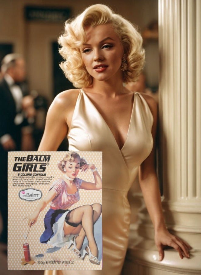 ذا بالم كوزمتيك 7 قطع ذا بالم جيرلز 6 الوان كونتور - Image 3