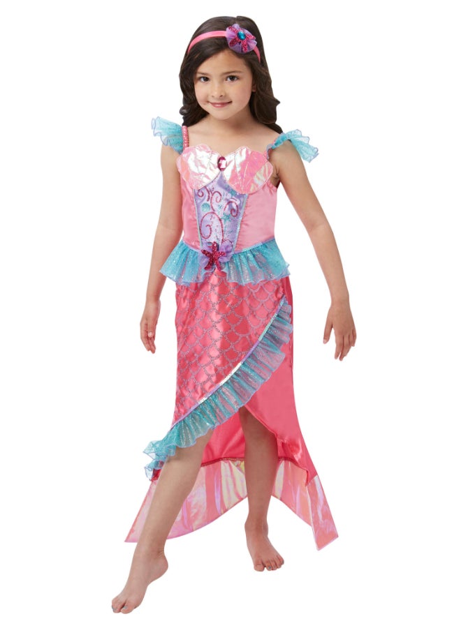 Rubies زي الأميرة حورية البحر الفاخر - حجم صغير للأطفال (3-4 سنوات) - Image 1