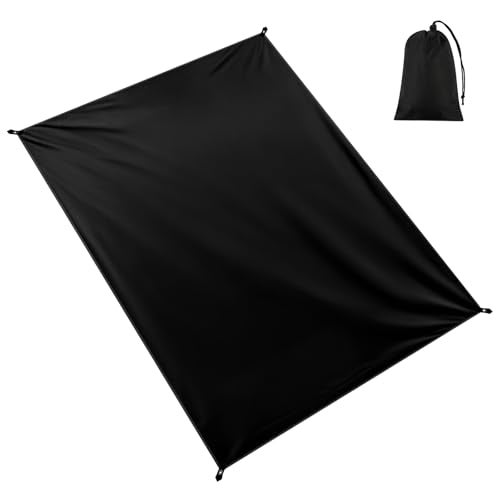 Opvixi Tent Footprint, Waterproof Camping Tarp, 87" x 59" Ultralight Tent Floor Mat with Storage Bag for Outdoors Ground Camping Hiking Backpacking Beach - Image 1