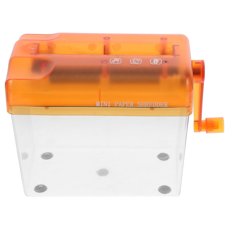 Portable Handheld Paper Shredder Mini Manual Shredder Document Cutter For Notes Bills And Photos Home Office Use - Image 4