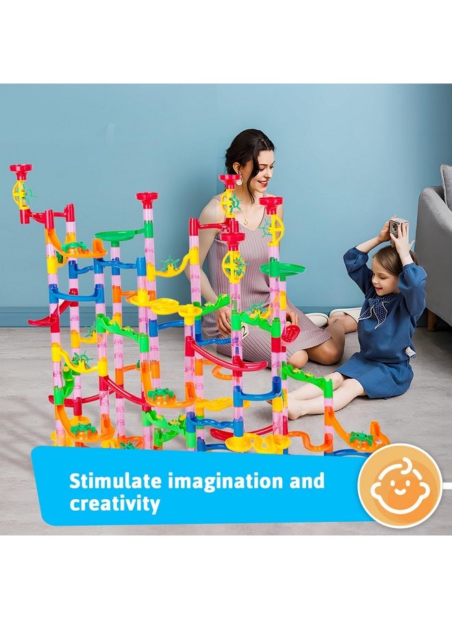 POPLAY 232Pcs Marble Run Set, Construction Building Blocks Toys Educational Toy For Kids Gifts  - Image 4
